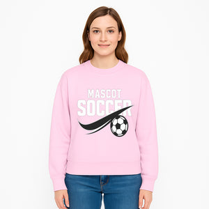 Soccer Mascot Design Graphic - Futuristic Sport Logo with Soccer Ball for Apparel, Merchandise, and Team Spirit Products - Sweatshirt 1758560886601.jpg