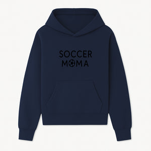Soccer Mom T-Shirt with Soccer Ball Graphic | Fun Gift for Sports Moms | Perfect for Game Day and Team Events - Hoodie 1758560888420.jpg