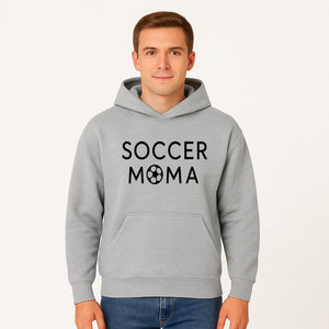Soccer Mom T-Shirt with Soccer Ball Graphic | Fun Gift for Sports Moms | Perfect for Game Day and Team Events - Hoodie 1758560889966.jpg