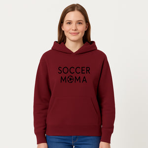 Soccer Mom T-Shirt with Soccer Ball Graphic | Fun Gift for Sports Moms | Perfect for Game Day and Team Events - Hoodie 1758560890091.jpg
