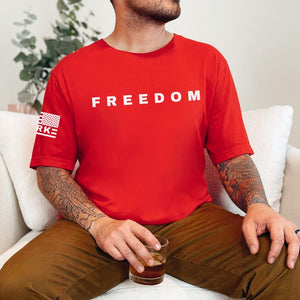 Red Charlie Kirk Freedom T Shirt Forward Attacking Flag Unisex Shirt For Charlies Birthday And National Day Of Remembrance For Charlie Kirk 1758594816436.jpg