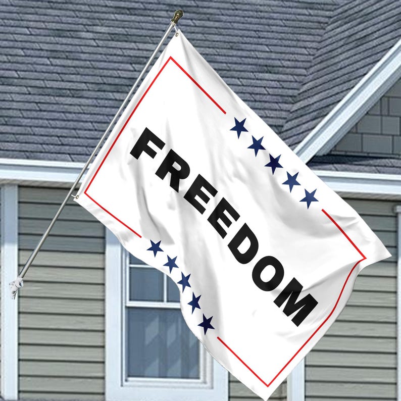 Freedom Charlie Kirk House Flag Activist  Human Rights Support Flag Political Awareness House Flag Justice For Charlie Kirk Flag 1758600688774.jpg