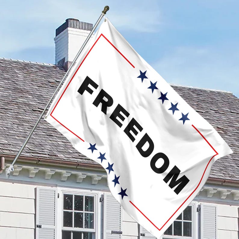 Freedom Charlie Kirk House Flag Activist  Human Rights Support Flag Political Awareness House Flag Justice For Charlie Kirk Flag 1758600688860.jpg