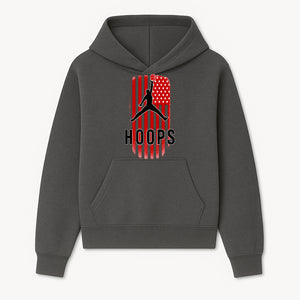 Basketball Hoops Graphic Tee with Retro American Flag Design Perfect for Sports Fans and Athletes - Hoodie 1758681888058.jpg