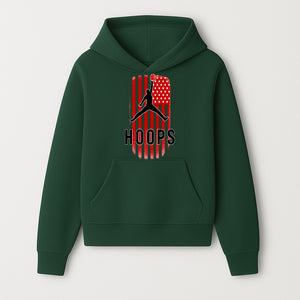 Basketball Hoops Graphic Tee with Retro American Flag Design Perfect for Sports Fans and Athletes - Hoodie 1758681888212.jpg