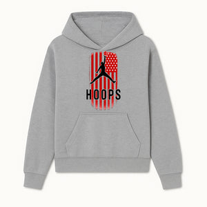 Basketball Hoops Graphic Tee with Retro American Flag Design Perfect for Sports Fans and Athletes - Hoodie 1758681888340.jpg