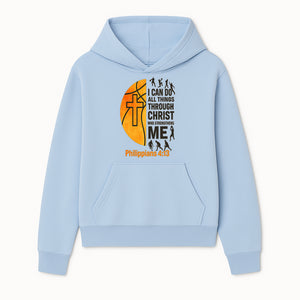 Basketball Faith Tee - I Can Do All Things Through Christ, Philippians 4:13, Sporty Christian Apparel - Hoodie 1758681891648.jpg