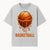 Dripping Orange Basketball Graphic Tee - Sporty Apparel for Basketball Fans & Players, Perfect Gift for Athletes - T-shirt 1758681891861.jpg