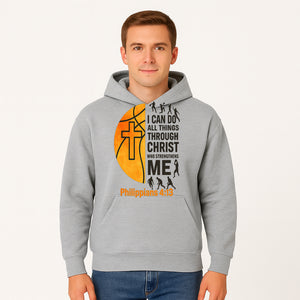 Basketball Faith Tee - I Can Do All Things Through Christ, Philippians 4:13, Sporty Christian Apparel - Hoodie 1758681893607.jpg