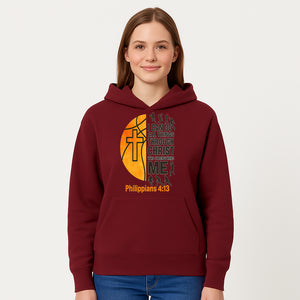 Basketball Faith Tee - I Can Do All Things Through Christ, Philippians 4:13, Sporty Christian Apparel - Hoodie 1758681893742.jpg