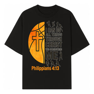 Basketball Faith Tee - I Can Do All Things Through Christ, Philippians 4:13, Sporty Christian Apparel - T-shirt 1758681894073.jpg