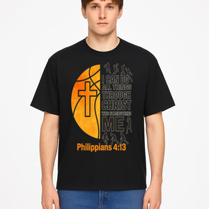 Basketball Faith Tee - I Can Do All Things Through Christ, Philippians 4:13, Sporty Christian Apparel - T-shirt 1758681896617.jpg