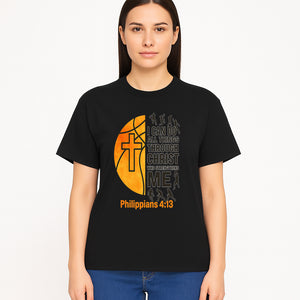 Basketball Faith Tee - I Can Do All Things Through Christ, Philippians 4:13, Sporty Christian Apparel - T-shirt 1758681896753.jpg