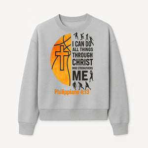 Basketball Faith Tee - I Can Do All Things Through Christ, Philippians 4:13, Sporty Christian Apparel - Sweatshirt 1758681897398.jpg