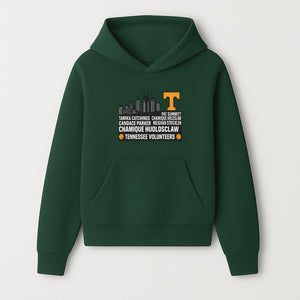 Tennessee Volunteers Basketball Legends Art Print - Featuring Tamika Catchings, Chamique Holdsclaw, Pat Summitt & More - Hoodie 1758681897783.jpg