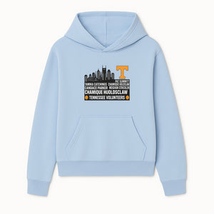 Tennessee Volunteers Basketball Legends Art Print - Featuring Tamika Catchings, Chamique Holdsclaw, Pat Summitt & More - Hoodie 1758681898038.jpg