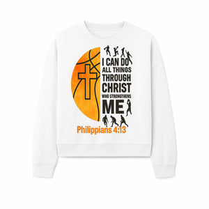 Basketball Faith Tee - I Can Do All Things Through Christ, Philippians 4:13, Sporty Christian Apparel - Sweatshirt 1758681898378.jpg