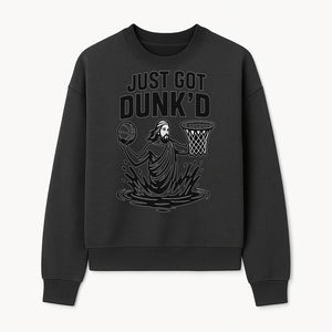 Just Got Dunk'd Basketball T-Shirt - Funny Sport Graphic Tee for Players & Fans - Sweatshirt 1758681899717.jpg