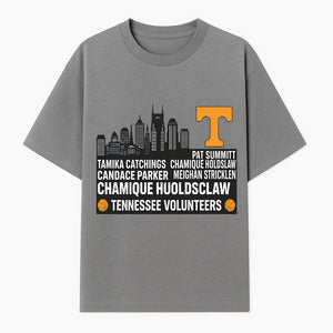 Tennessee Volunteers Basketball Legends Art Print - Featuring Tamika Catchings, Chamique Holdsclaw, Pat Summitt & More - T-shirt 1758681900833.jpg