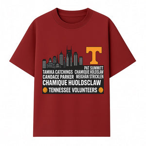 Tennessee Volunteers Basketball Legends Art Print - Featuring Tamika Catchings, Chamique Holdsclaw, Pat Summitt & More - T-shirt 1758681901255.jpg