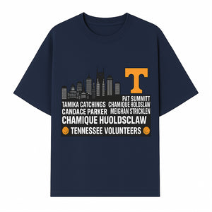 Tennessee Volunteers Basketball Legends Art Print - Featuring Tamika Catchings, Chamique Holdsclaw, Pat Summitt & More - T-shirt 1758681901391.jpg