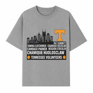 Tennessee Volunteers Basketball Legends Art Print - Featuring Tamika Catchings, Chamique Holdsclaw, Pat Summitt & More - T-shirt 1758681901631.jpg