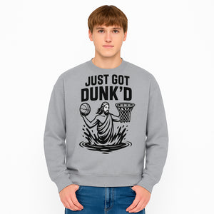 Just Got Dunk'd Basketball T-Shirt - Funny Sport Graphic Tee for Players & Fans - Sweatshirt 1758681902068.jpg