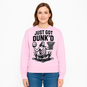 Just Got Dunk'd Basketball T-Shirt - Funny Sport Graphic Tee for Players & Fans - Sweatshirt 1758681902209.jpg