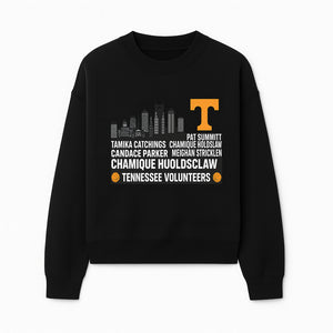 Tennessee Volunteers Basketball Legends Art Print - Featuring Tamika Catchings, Chamique Holdsclaw, Pat Summitt & More - Sweatshirt 1758681903368.jpg