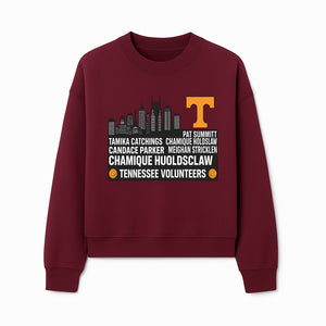 Tennessee Volunteers Basketball Legends Art Print - Featuring Tamika Catchings, Chamique Holdsclaw, Pat Summitt & More - Sweatshirt 1758681904221.jpg