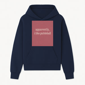 Apparently, I Like Pickleball T-Shirt for Fun Sports Lovers - Unique Graphic Tee for Pickleball Fans - Hoodie 1758685026775.jpg