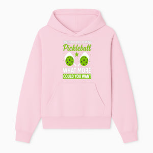 Pickleball Birthday Party Decor - Fun Celebration Theme with Neon Green Balls and Paddles, What More Could You Want? - Hoodie 1758685027041.jpg