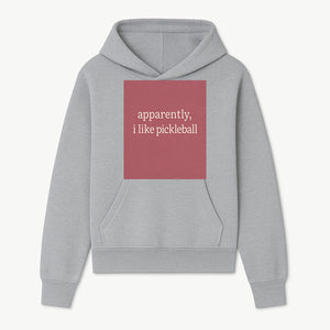 Apparently, I Like Pickleball T-Shirt for Fun Sports Lovers - Unique Graphic Tee for Pickleball Fans - Hoodie 1758685027064.jpg