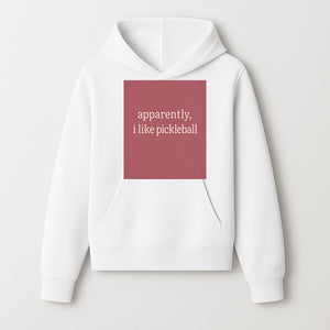 Apparently, I Like Pickleball T-Shirt for Fun Sports Lovers - Unique Graphic Tee for Pickleball Fans - Hoodie 1758685027197.jpg