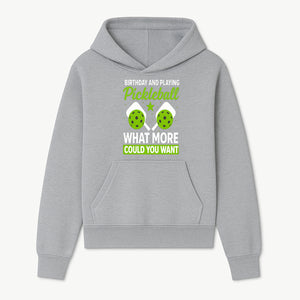 Pickleball Birthday Party Decor - Fun Celebration Theme with Neon Green Balls and Paddles, What More Could You Want? - Hoodie 1758685027621.jpg