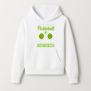 Pickleball Birthday Party Decor - Fun Celebration Theme with Neon Green Balls and Paddles, What More Could You Want? - Hoodie 1758685027765.jpg