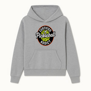 Certified Pickleball Addict T-Shirt | Pickleball Fan Apparel | Funny Sports Gift for Players | Green Paddle Ball Design - Hoodie 1758685029580.jpg