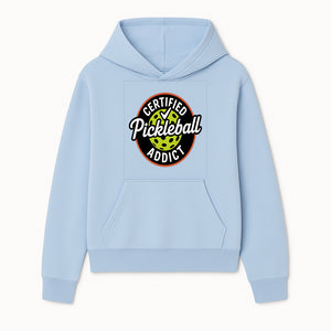 Certified Pickleball Addict T-Shirt | Pickleball Fan Apparel | Funny Sports Gift for Players | Green Paddle Ball Design - Hoodie 1758685029747.jpg