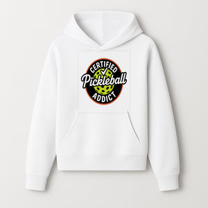 Certified Pickleball Addict T-Shirt | Pickleball Fan Apparel | Funny Sports Gift for Players | Green Paddle Ball Design - Hoodie 1758685030633.jpg