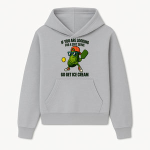 Funny Pickle Graphic T-Shirt - If You Are Looking for a Soft Serve, Go Get Ice Cream Cool Foodie Humor Apparel for Summer Fun - Hoodie 1758685030872.jpg