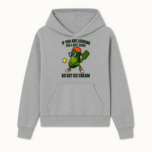 Funny Pickle Graphic T-Shirt - If You Are Looking for a Soft Serve, Go Get Ice Cream Cool Foodie Humor Apparel for Summer Fun - Hoodie 1758685031467.jpg