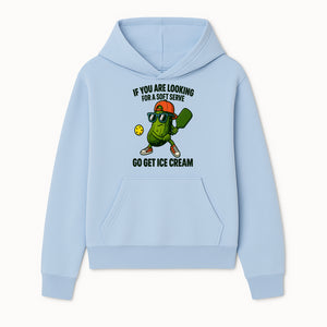 Funny Pickle Graphic T-Shirt - If You Are Looking for a Soft Serve, Go Get Ice Cream Cool Foodie Humor Apparel for Summer Fun - Hoodie 1758685031612.jpg
