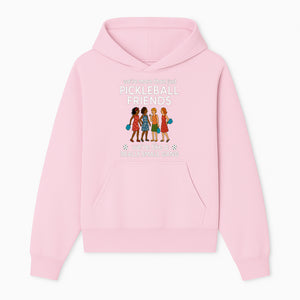 Pickleball Friends T-Shirt, Cute Pickleball Squad Graphic Tee, We're Like a Really Small Gang Humor Shirt, Women s Sports Apparel - Hoodie 1758685032189.jpg