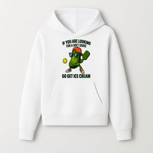 Funny Pickle Graphic T-Shirt - If You Are Looking for a Soft Serve, Go Get Ice Cream Cool Foodie Humor Apparel for Summer Fun - Hoodie 1758685032495.jpg