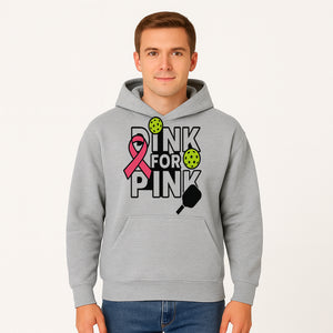 Drink for Pink Pickleball Fundraiser T-Shirt | Breast Cancer Awareness Sports Apparel - Hoodie 1758685032557.jpg