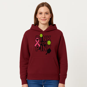 Drink for Pink Pickleball Fundraiser T-Shirt | Breast Cancer Awareness Sports Apparel - Hoodie 1758685032700.jpg