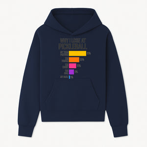 Funny Pickleball Losses Graphic: Why I Lose at Pickleball Humor Wall Art for Sports Lovers and Players - Hoodie 1758685033025.jpg