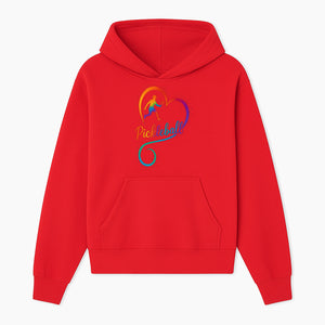 Rainbow Pickleball Heart Design T-Shirt, Vibrant Pickleball Apparel for Lovers of the Sport, Perfect Gift for Players - Hoodie 1758685035104.jpg