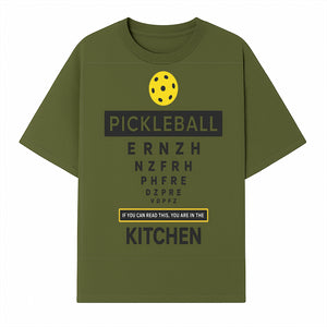Pickleball Kitchen Wall Art - Fun Home Decor for Pickleball Lovers - If You Can Read This, You're in the Kitchen Sign - T-shirt 1758685036197.jpg