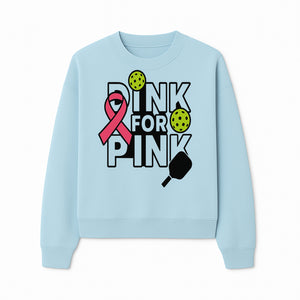 Drink for Pink Pickleball Fundraiser T-Shirt | Breast Cancer Awareness Sports Apparel - Sweatshirt 1758685036409.jpg